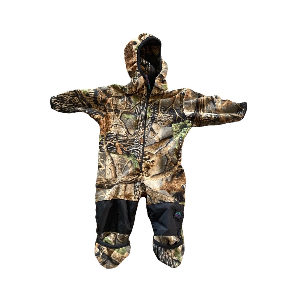 Molehill Baby Toddler Fleece Bunting Suit Size 3-9 Months Camouflage